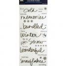 Winter Clear Word Stickers