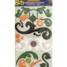 Halloween Chipboard Embellishment Stickers with Glitter Accents