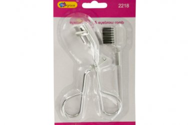 Eyelash Curler and Eyebrow Comb Set