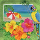 Tropical Vacation Square Plates Set