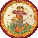 Pumpkin Fest Round Plates Set