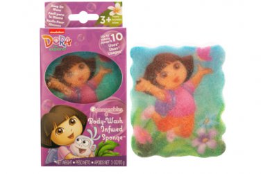 Dora the Explorer Body Wash Infused Sponge