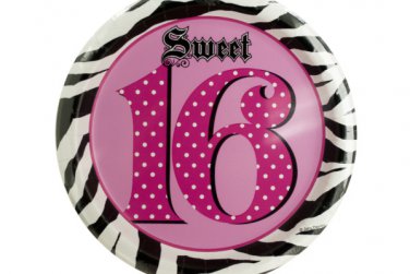 Sweet 16 Birthday Plates