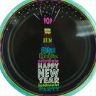 Happy New Year Champagne Pop Party Plates