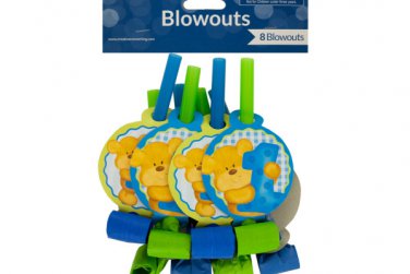 Boy's First Birthday Party Blowouts