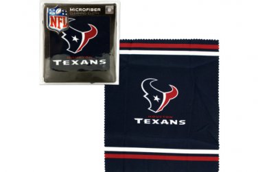 Houston Texans Microfiber Eyeglass Cleaning Cloth