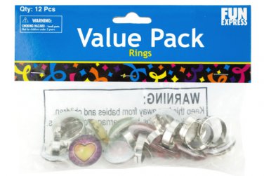 Peace &amp; Love Dome Rings Party Favors