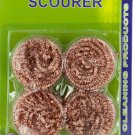 Copper Kitchen Scourer Pad Set