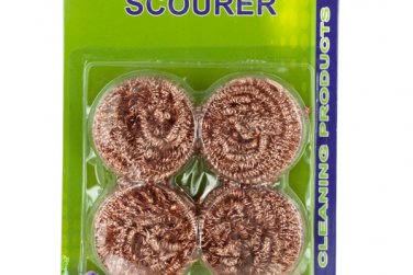 Copper Kitchen Scourer Pad Set