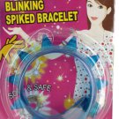 Blinking Light-Up Spiked Bracelet
