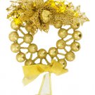 Christmas Glitter Ball Wreath Hanging Decoration