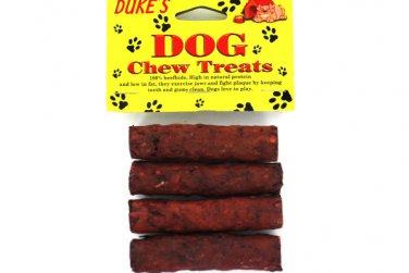 Rawhide dog treats, pack of 5