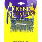 Wire beaded hair combs