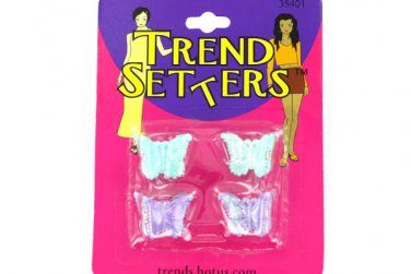 Butterfly clips, pack of 4