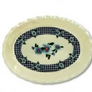 Plastic Tray with Gingham & Sunflower Design