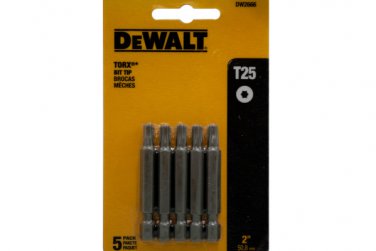 dewalt 5pk 2" torx bits