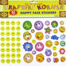 Happy face stickers
