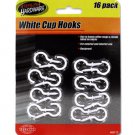 White Cup Hooks