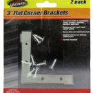 Flat Corner Brackets with Screws