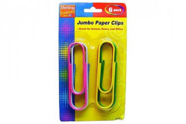Colored Jumbo Paper Clips