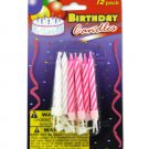 Birthday Candles with Plastic Stands