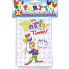 Carnival party invitations, pack of 8