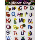 Alphabet window clings