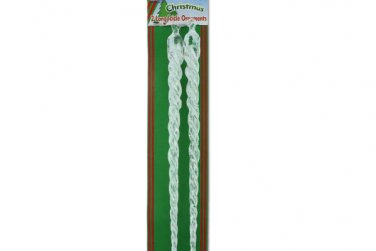 Long icicle ornaments, pack of 2