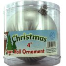 Large Silver Ball Ornament