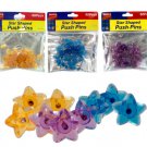 Star-shaped push pins