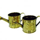 brass watering can decor 2 assorted styles
