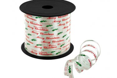 100' merry xmas spool