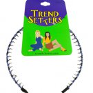 Black and Purple Toothed Headband