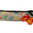 Bicycle Print Pencil Case