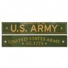 Officially Licensed U.S. Army Horizontal Sign
