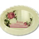 Melamine Tray with Rose Design