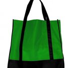 Green & Black Shopping Tote
