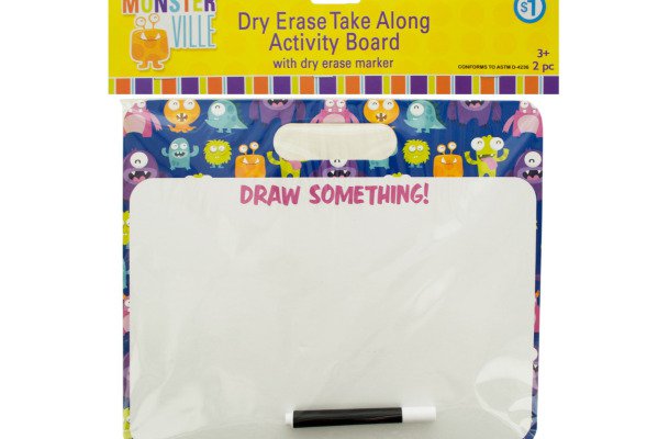 Monsterville Dry Erase Take Along Activity Board