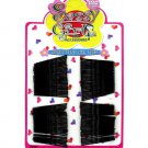 Black Bobby Pins with Soft Tips