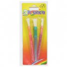 3-piece craft paint brush set