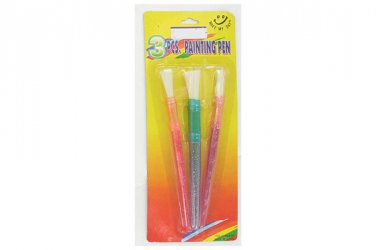 3-piece craft paint brush set