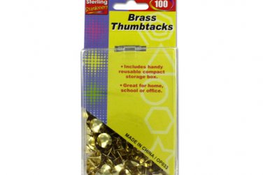 Brass thumbtacks