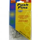 Clear push pins
