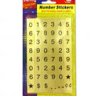Number sticker sheets