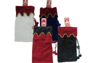 Felt bottle bag, assorted colors.