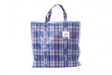 Plaid shopping bag