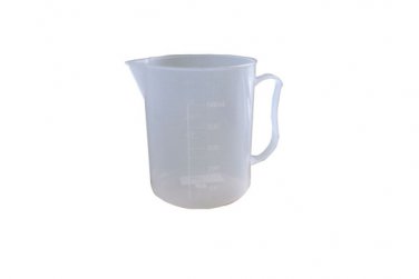 Plastic measuring jug