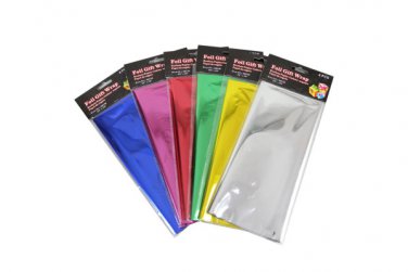 Foil gift wrap, assorted metallic colors