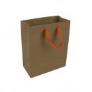 Kraft gift bag with ribbon handles