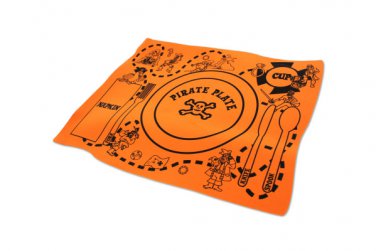 Foam pirate placemat, assorted colors